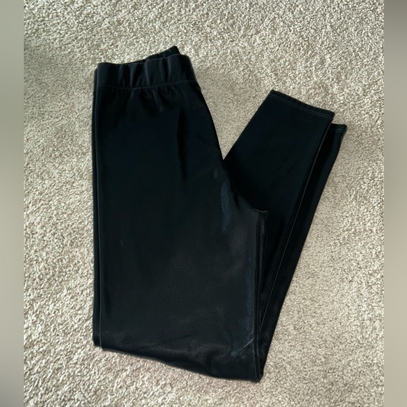 HIGH RISE LEATHER PANTS - Picture 2 of 2